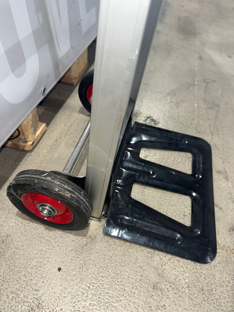 Miniature : Sackkarre aus Aluminium mit 2 Rädern, klappbar