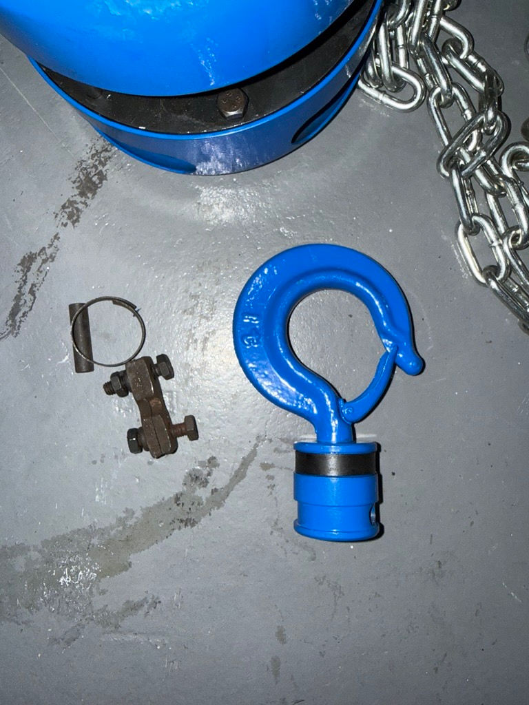 Miniaturbild: Manueller Kettenzug 1t, 8er-Set mit Lastkette und Haken