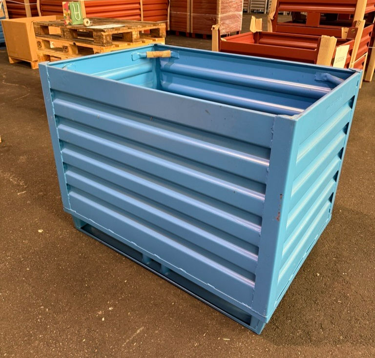 Materialbox MB1000, RAL 5012, 1200 x 800 x 920 mm