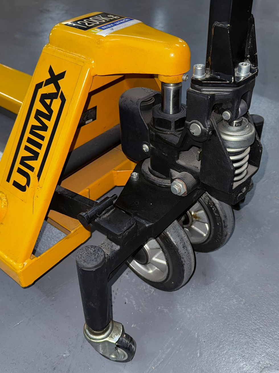 Manueller Handhubwagen, Tragkraft 1200 kg, gelb