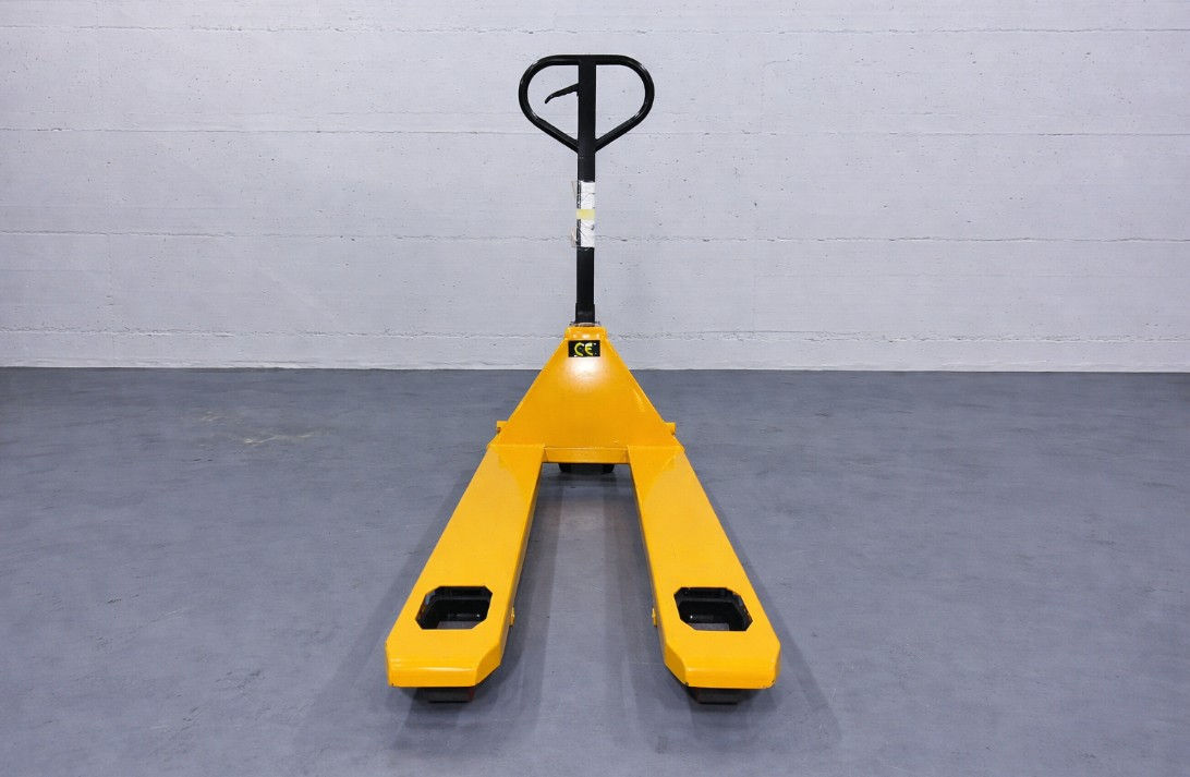 Manueller Handhubwagen, 2000 kg Tragkraft, gelb, Gabellänge 1500 mm