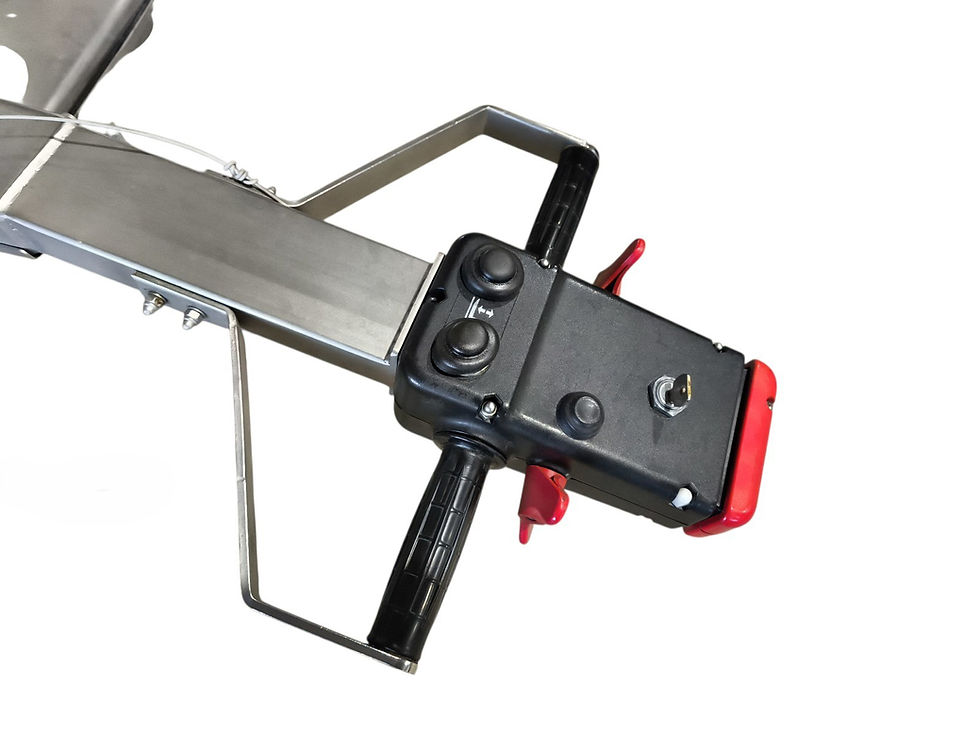 Miniaturbild: Elektro-Deichselstapler Lachnit 422, Tragfähigkeit 1250 kg, Hubhöhe 1600 mm