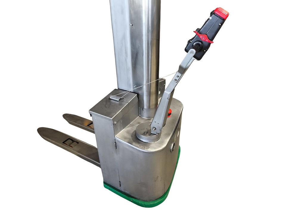 Elektro-Deichselstapler Lachnit 422, Tragfähigkeit 1250 kg, Hubhöhe 1600 mm