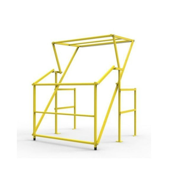 Sicherheits-Schleusengeländer / Palettenschleuse, Typ B, Baubreite 1700 mm