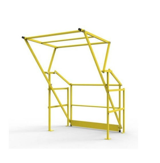 Sicherheits-Schleusengeländer / Palettenschleuse, Typ B, Baubreite 1700 mm