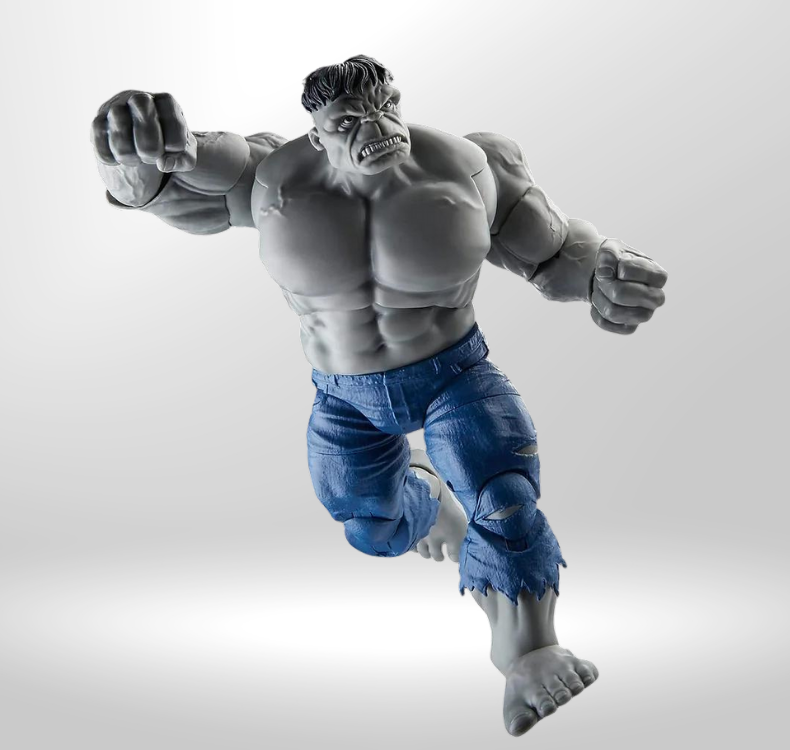 Thumbnail: Hasbro Marvel Legends Series Gray Hulk and Dr. Bruce Banner