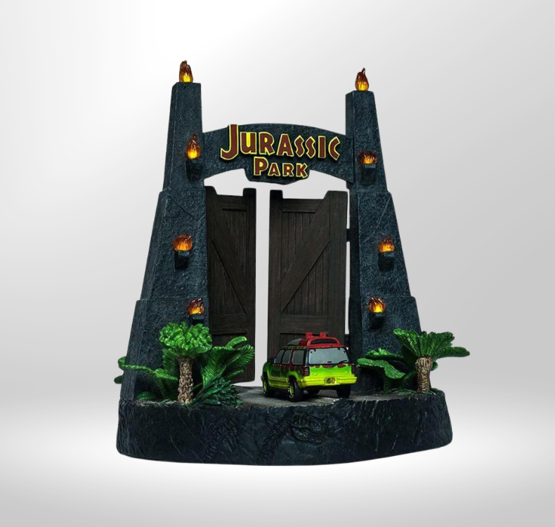 Thumbnail: Jurassic Park Gates Environment Statue