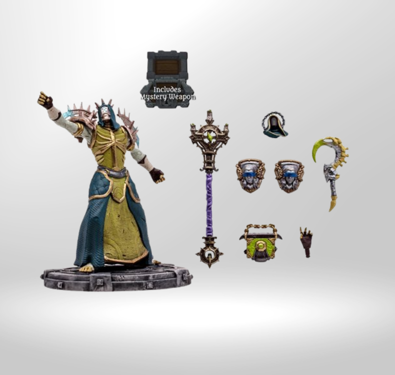 Thumbnail: World of Warcraft Wave 1 Undead Priest Warlock Common 1:12 Scale Posed Figure