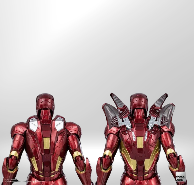 Thumbnail: MARVEL STUDIOS: THE INFINITY SAGA IRON MAN MARK 7 DLX ACTION FIGURE - THREEZERO