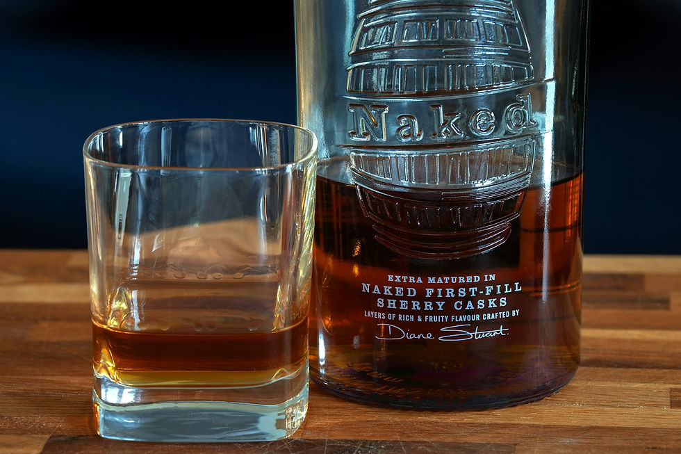 Garrafa de cachaça, o envelhecimento acontece apenas no barril