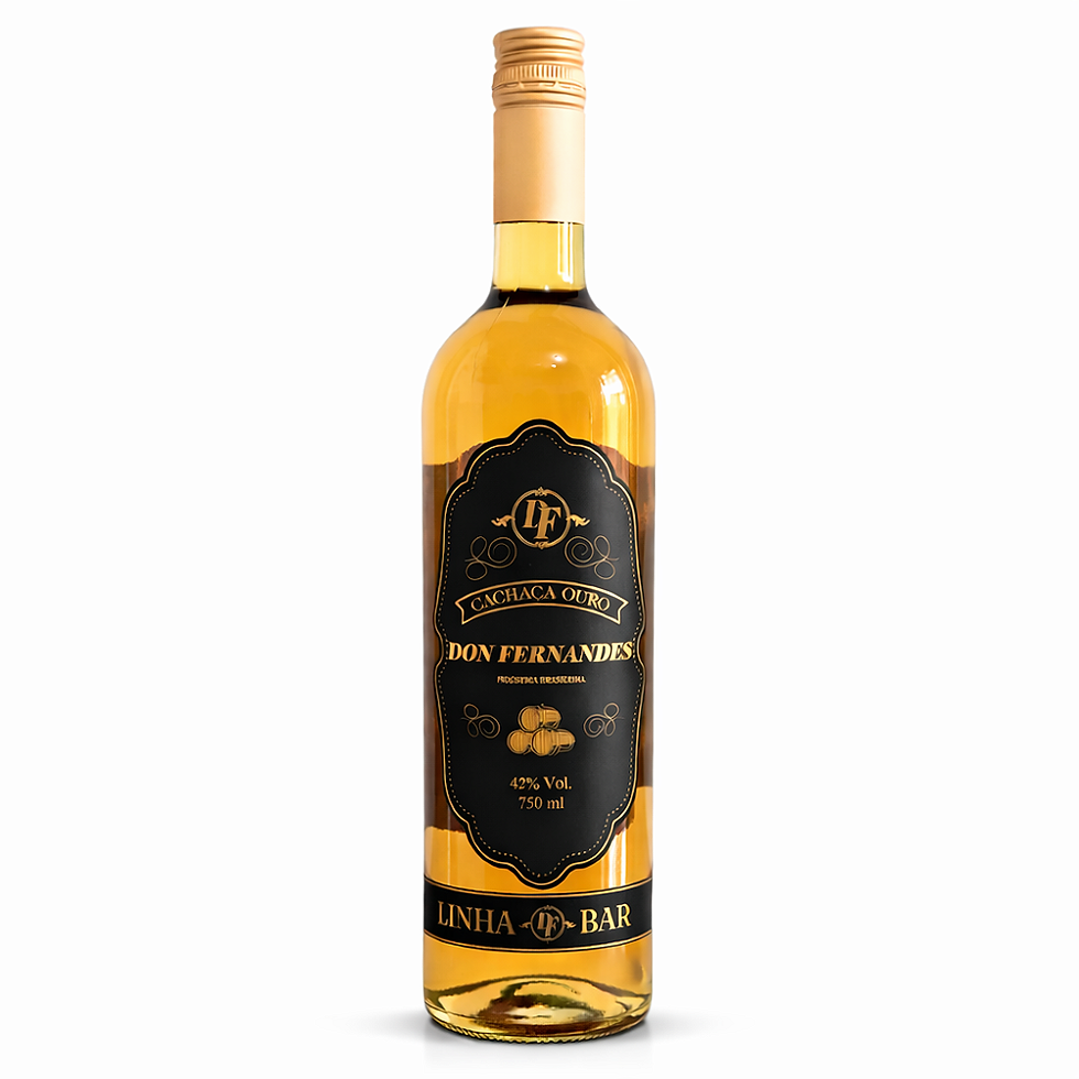 Cachaça Ouro Don Fernandes 750ml Envelhecida em Carvalho Americano