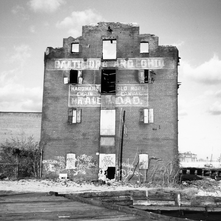 Old Warehouse Black and White