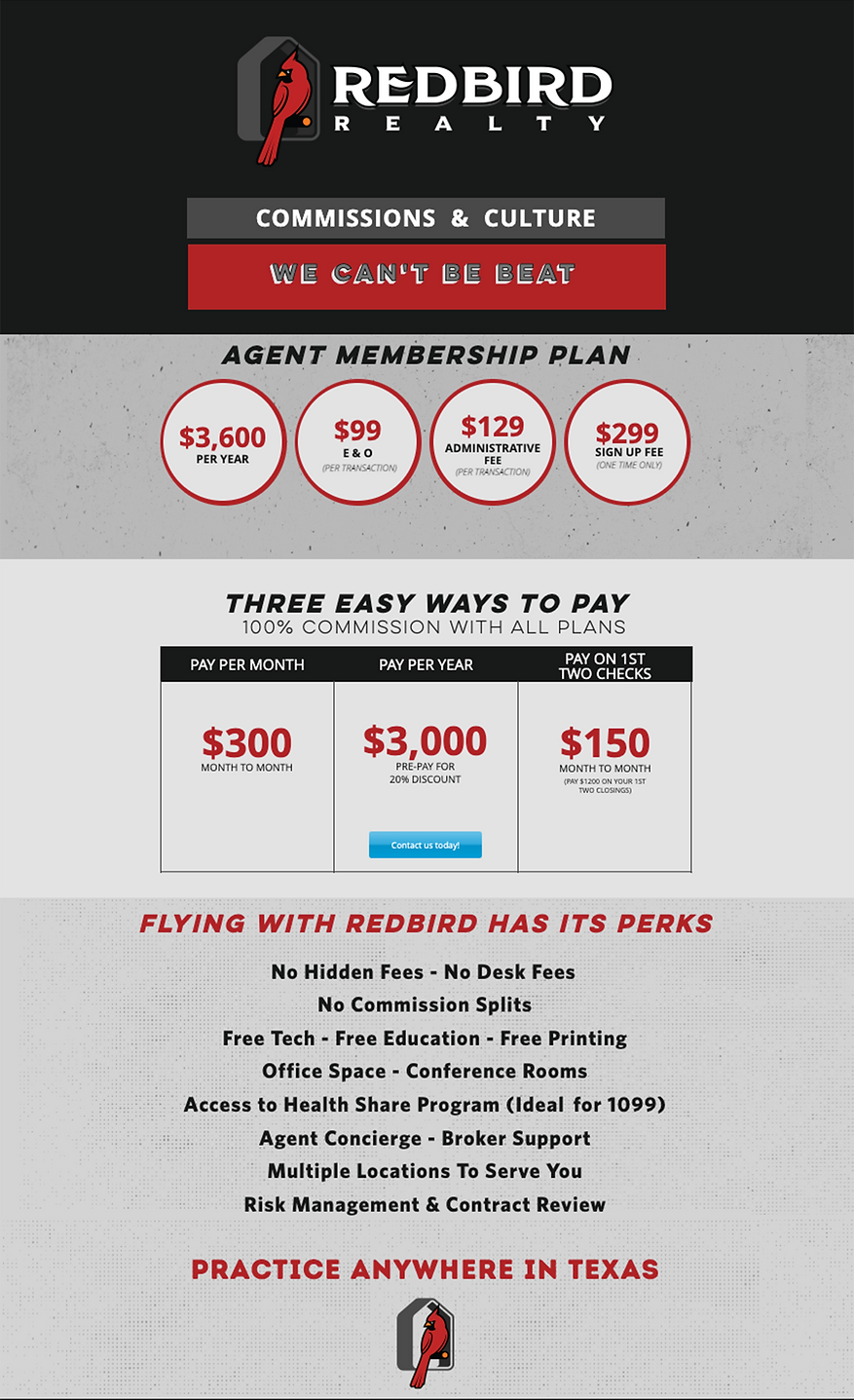Redbird Realty Website design