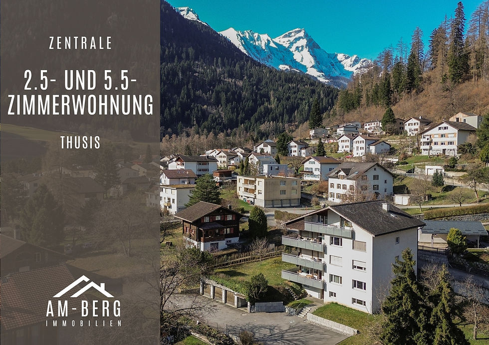 ZU VERKAUFEN: Eigentumswohnungen in Thusis