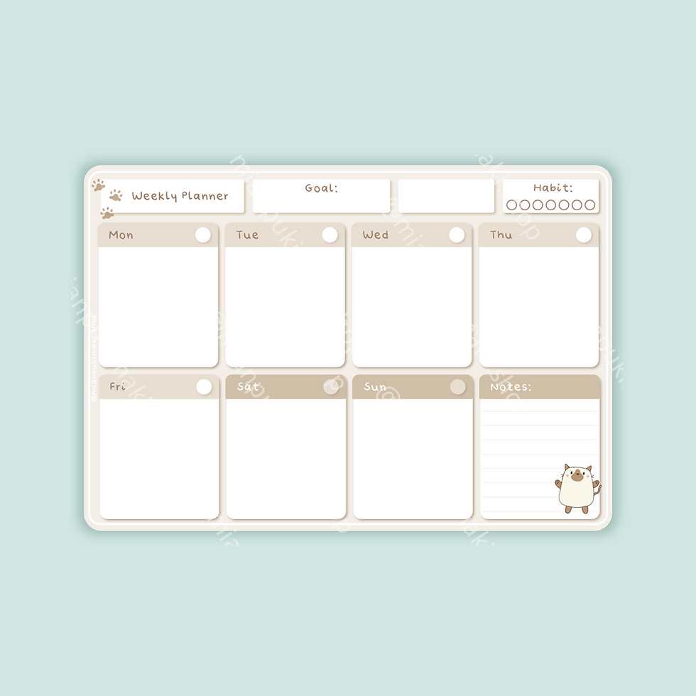 Thumbnail: Weekly Planner Printable