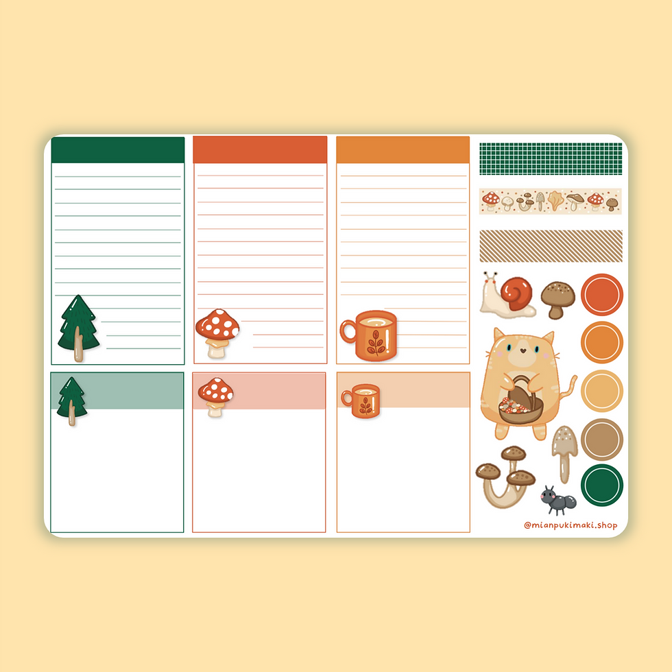 Thumbnail: Autumn Weekly - Printable