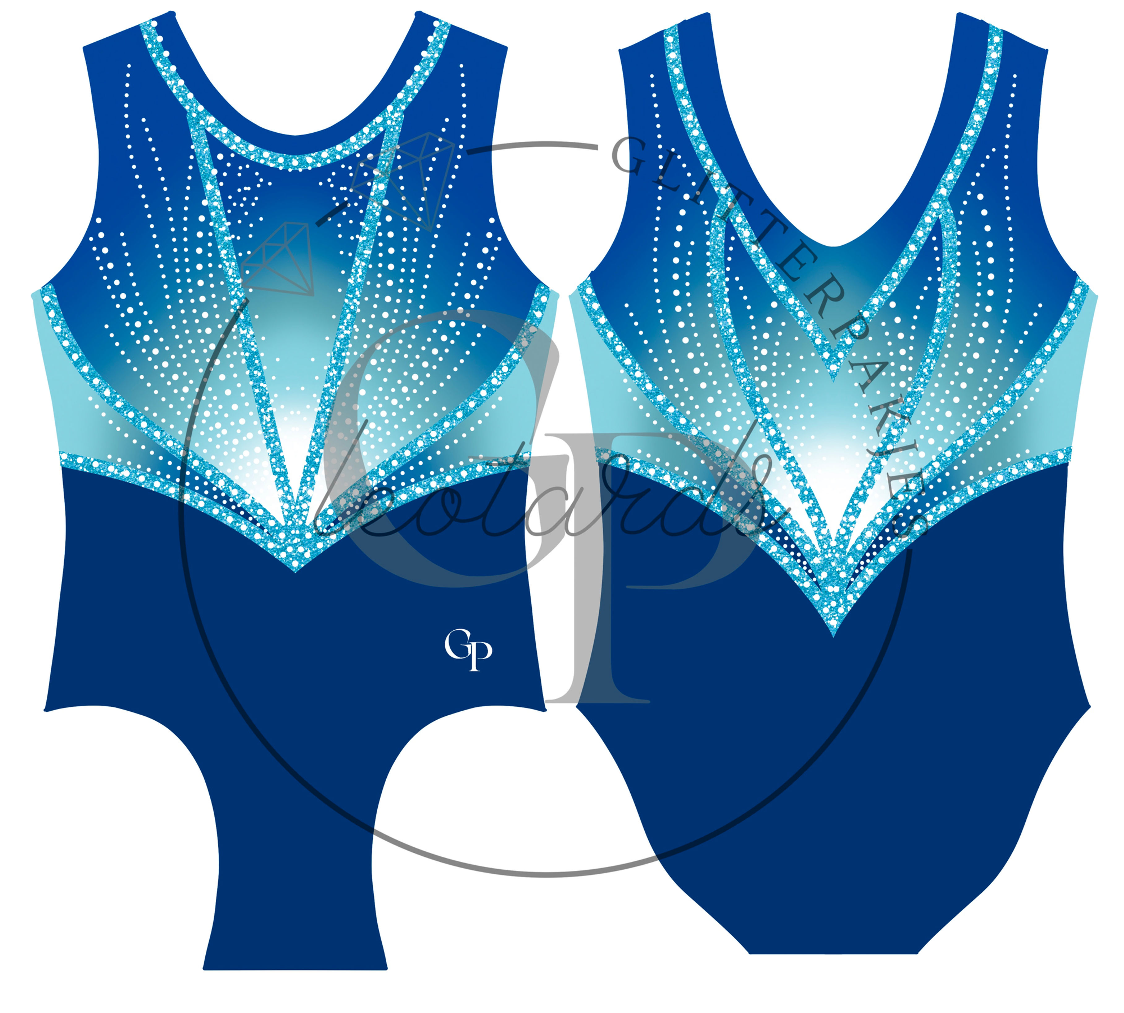 Turnpakje Esmay Blauw-teal