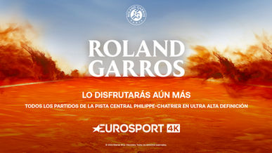 Roland-Garros al completo y en 4K en Eurosport