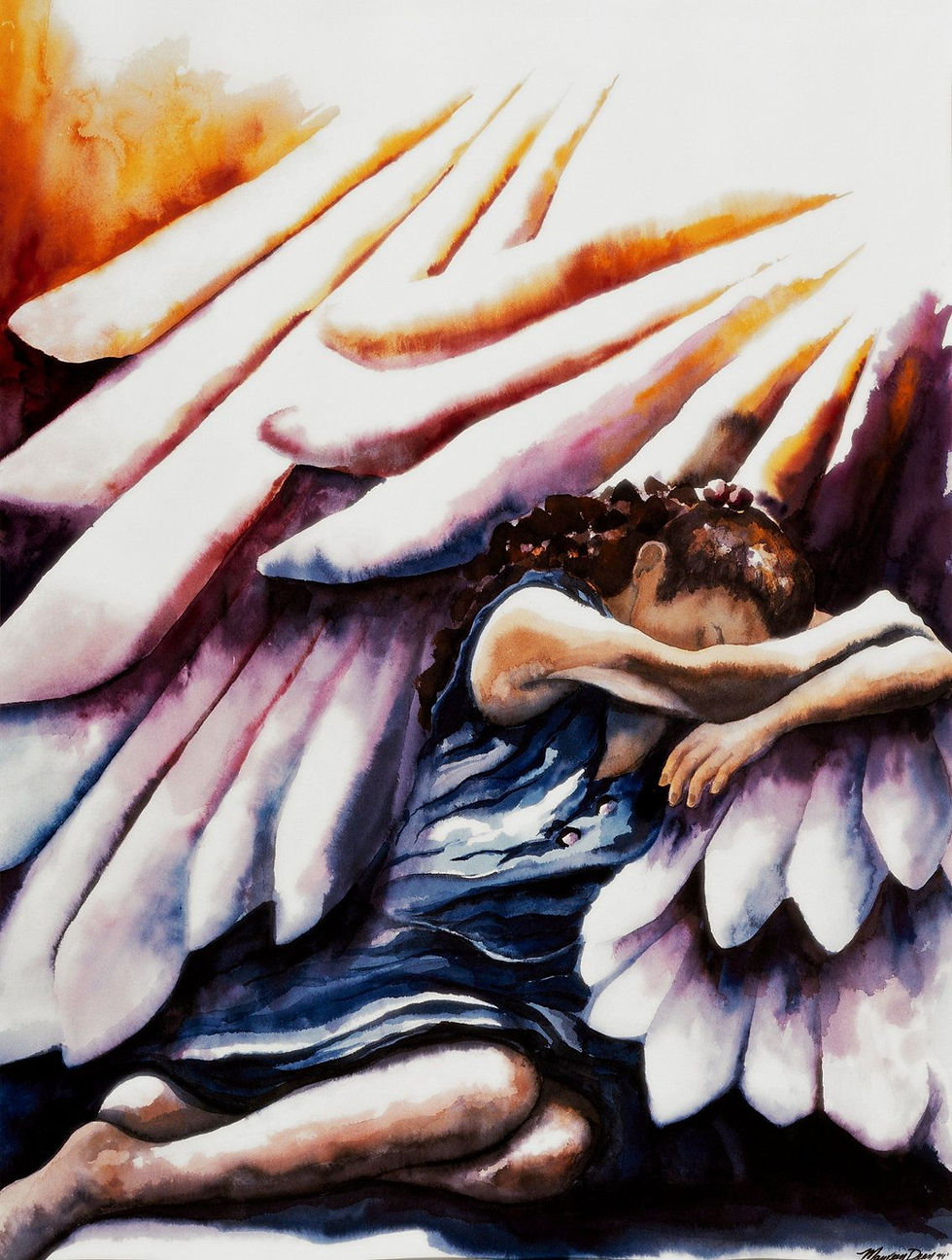 In the shadow of His wings