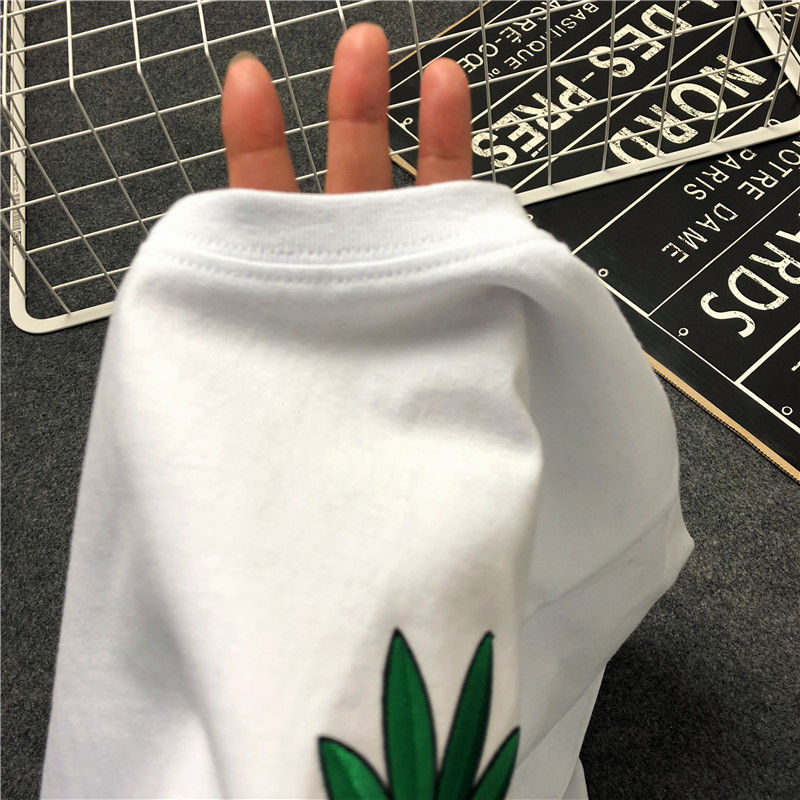 Thumbnail: Summer Tide Brand Embroidered Weed Oversize Men&Women COTTON T-shirt