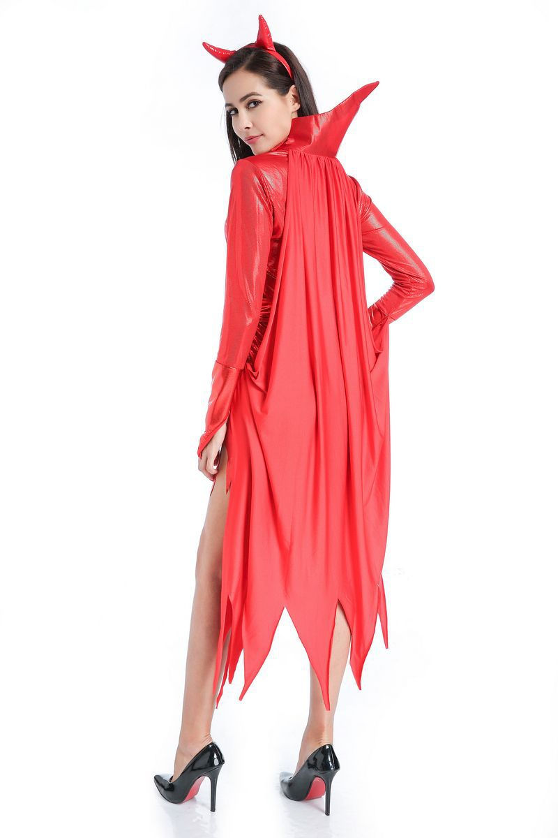 Thumbnail: Halloween Costumes Vampire Devil Costume Halloween Bar Cosplay Party Dress