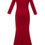 Thumbnail: Casual V-Neck Long Sleeve Bodycon Plus Size Dress