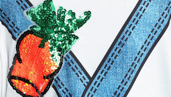 Thumbnail: Street Fashion Plus Size 3D Heavy Sequin Printed T-Shirt