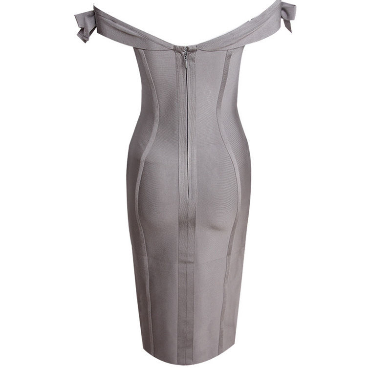 Thumbnail: New Bandage Strapless Tight Party Prom Club Bodycon Dress