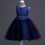 Thumbnail: Flower Girl Dress Sleeveless Blue High-grade Embroidery Wedding Dress Prom Dress