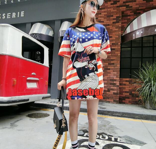 Thumbnail: Street Fashion Plus Size 3D Personality Loose Printing T-Shirt