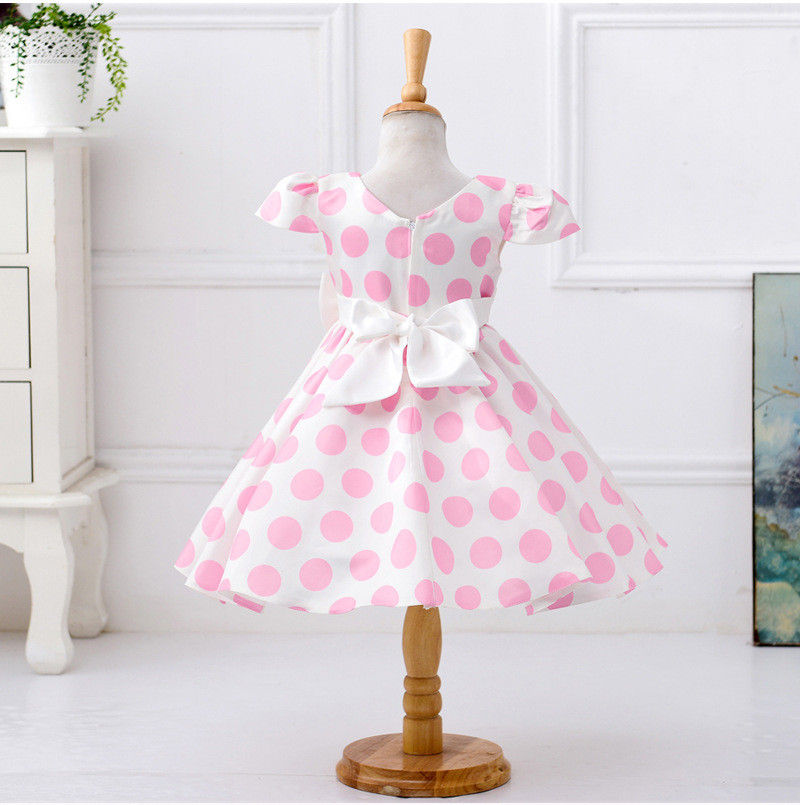 Thumbnail: Flower Girls Dresses Dot print Princess Ball Gown For Party Wedding Dress