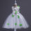 Thumbnail: Flower Girl Dresses Kids Wedding Party Clothes Sleeveless Prom White Dress