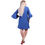 Thumbnail: Plus Size Casual Loose Flounced Flare Sleeve A-Line Midi Dress