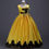 Thumbnail: Flower Girl Dress Wedding Embroidery Party Pageant Formal Sleeveless Silk Tulle