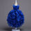 Thumbnail: Flower Girl Dress Gold Wire Embroidery Sequined Wedding Party Ball Gown Dress