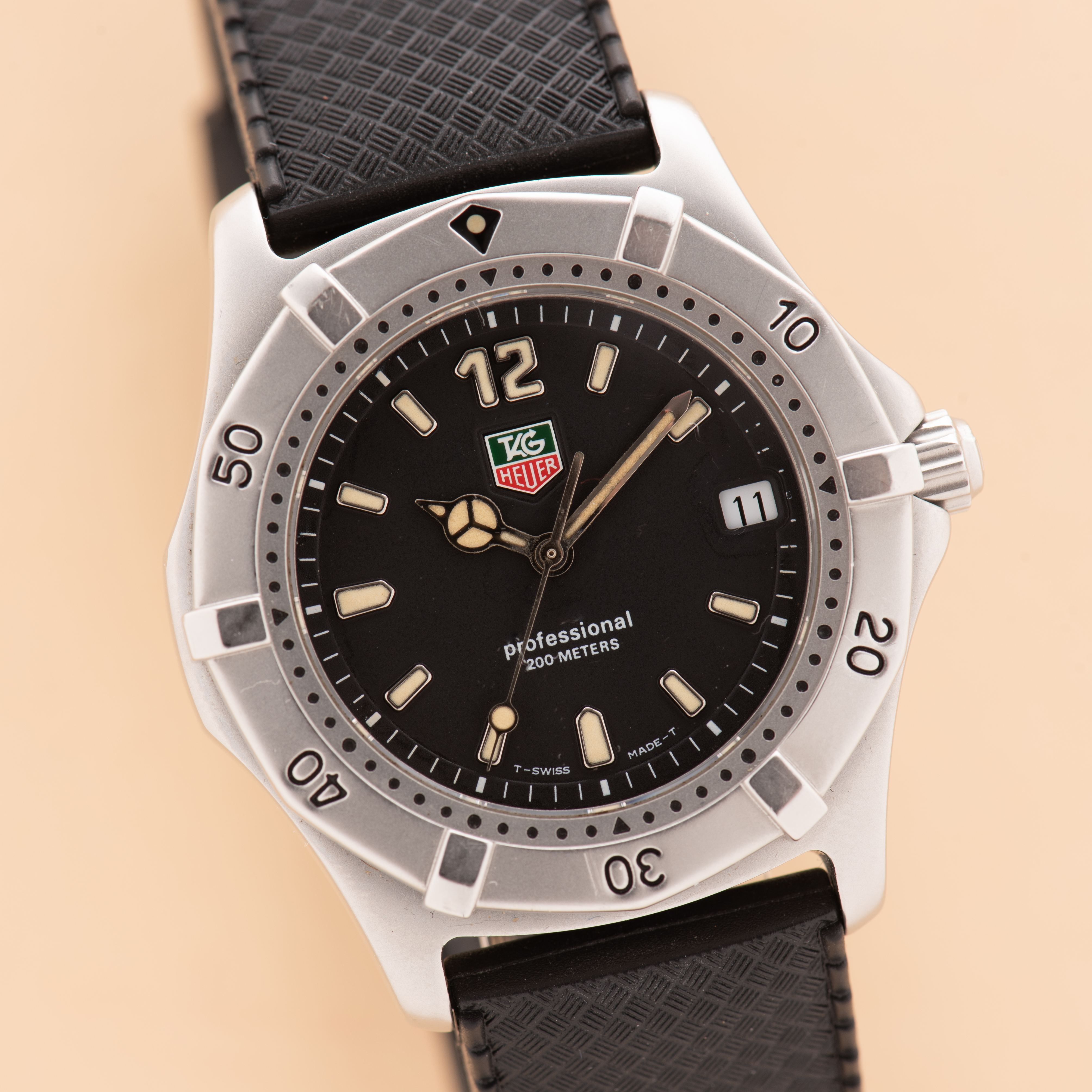 View of TAG Heuer Professional 200 meters Diver Ref WK1110