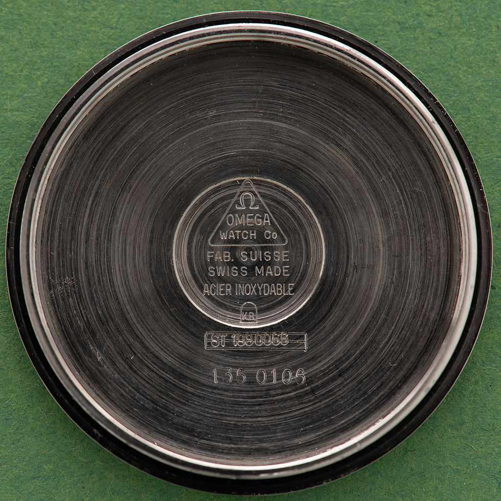 Thumbnail: Omega Ranchero Automatic Date "Belgian market" black dial réf 136.0106 from 1974