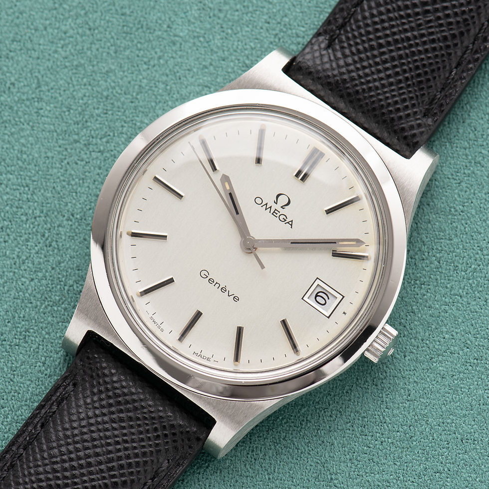 Thumbnail: Omega Genève Date Cal 1030 Réf 136.0102 from 1972