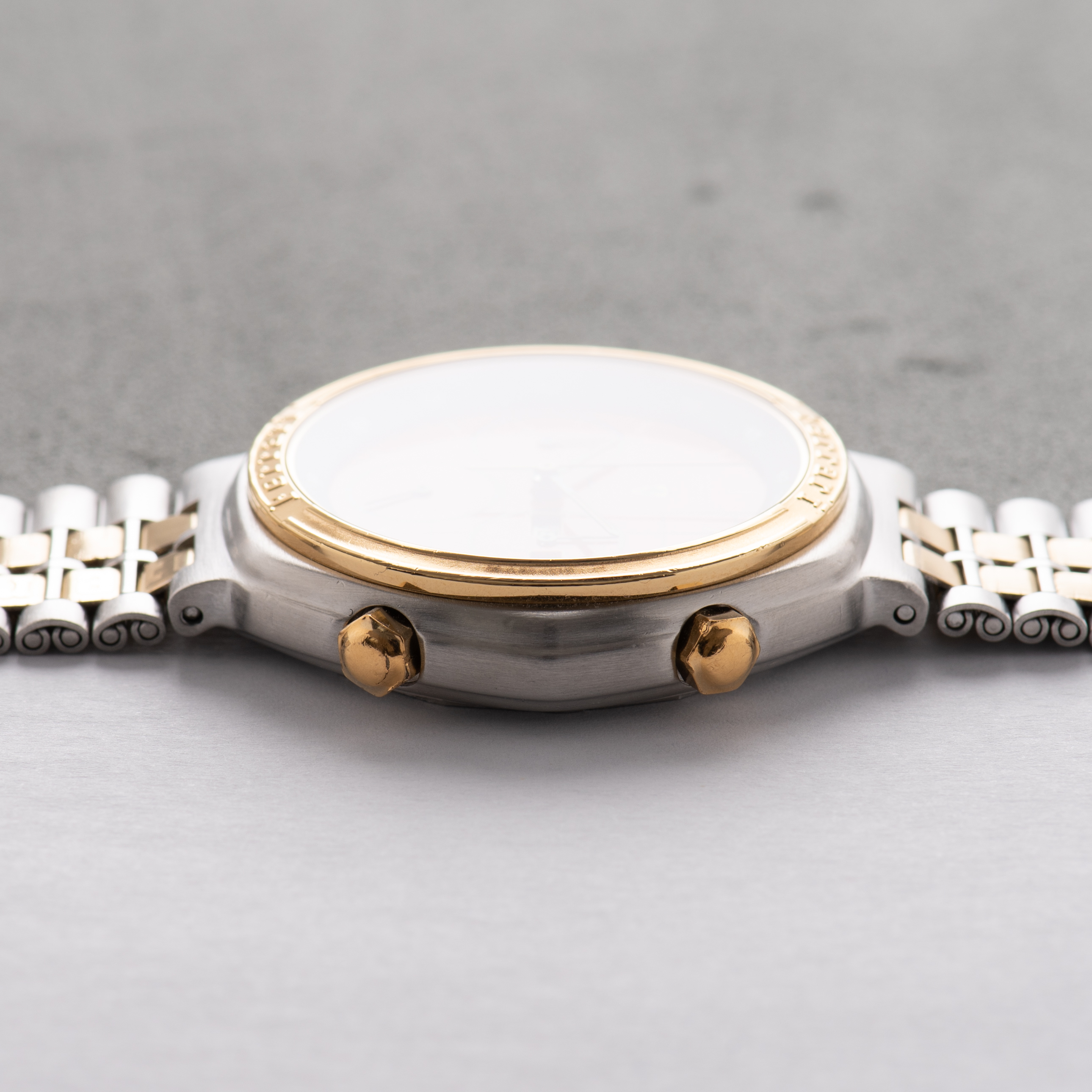 View of Ferrari By Cartier Formula Red Dial from 1990