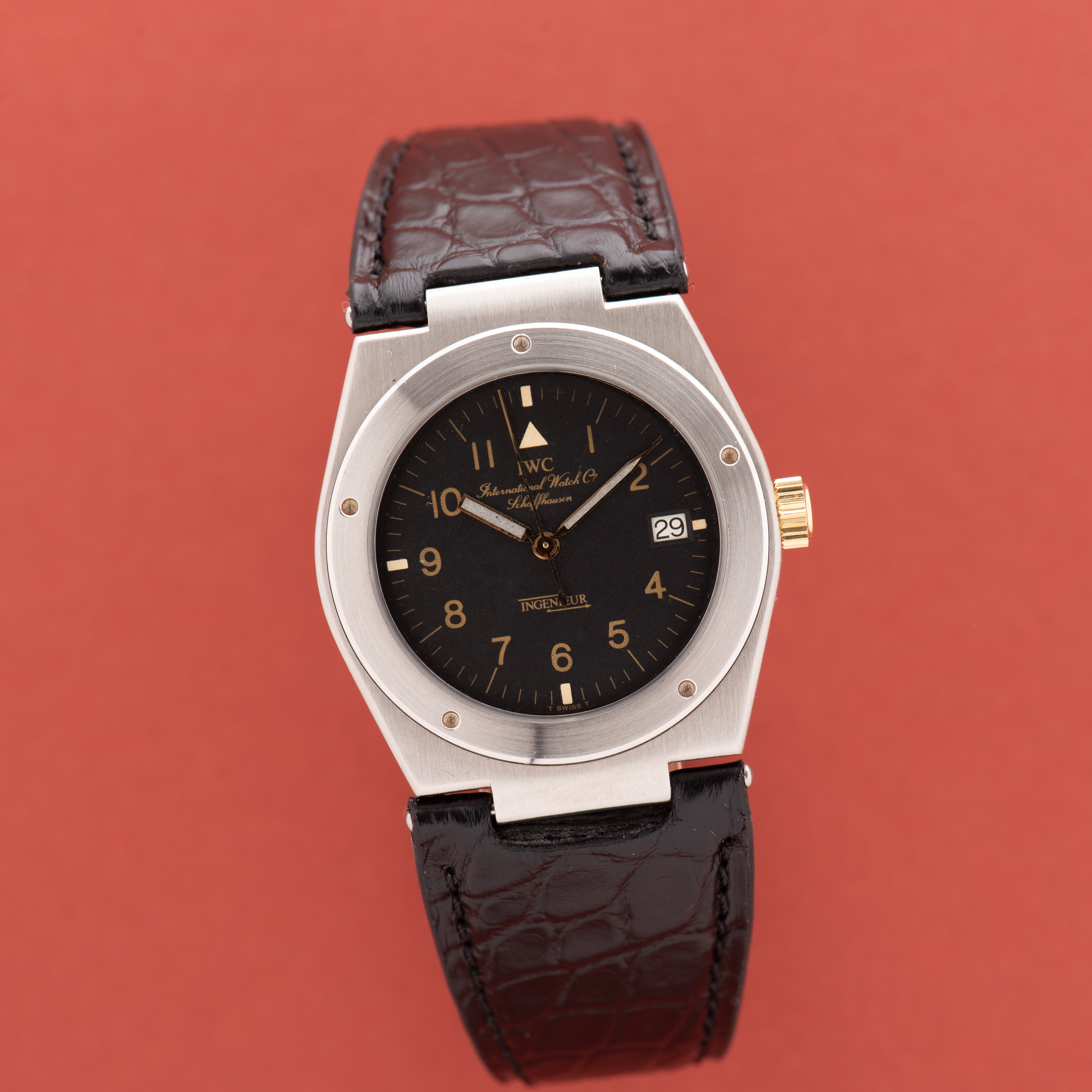 View of IWC Ingenieur Quartz "prototype" ref 3305 cal 2210