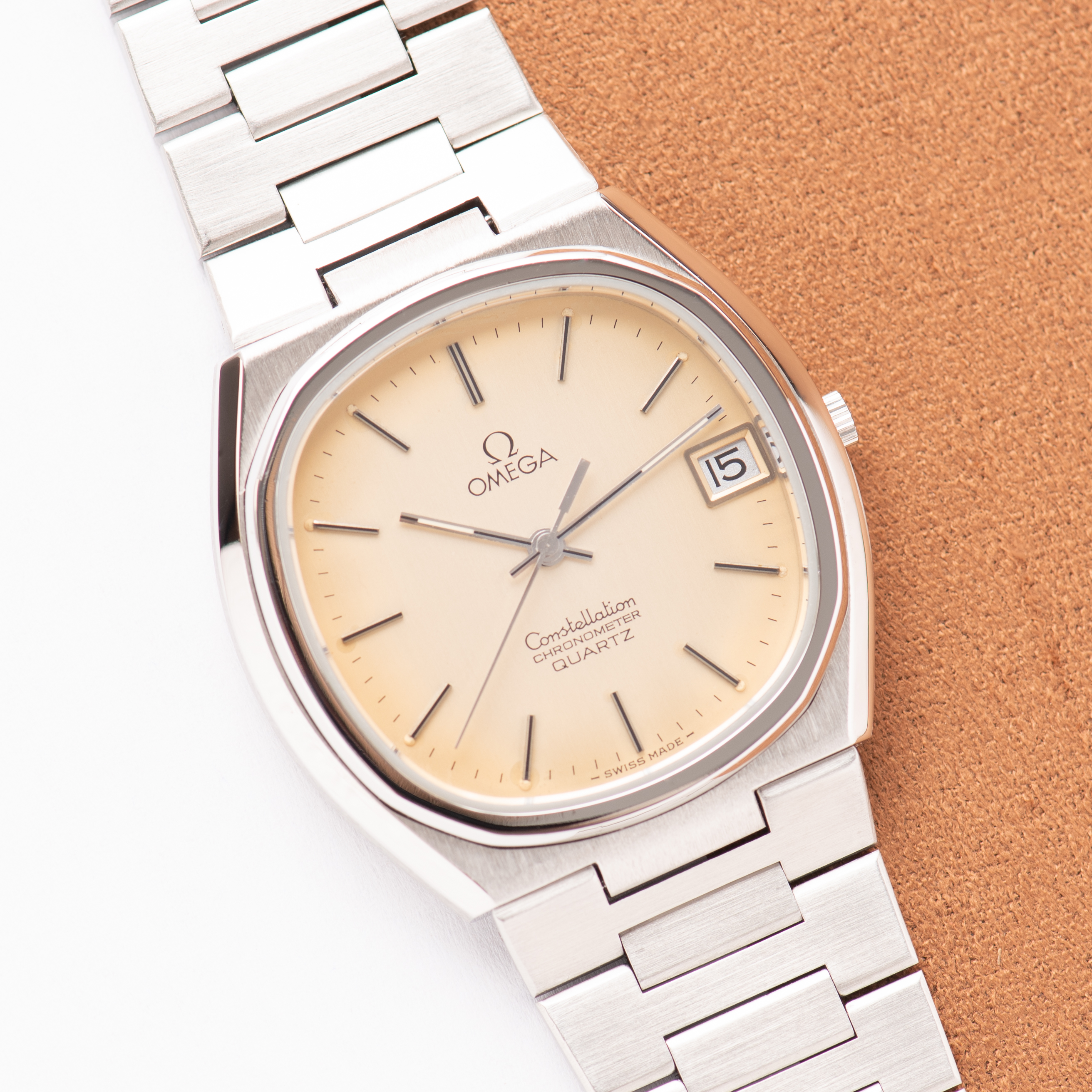 View of Omega Constellation Chronometer Quartz Ref 198.0124 from 1979