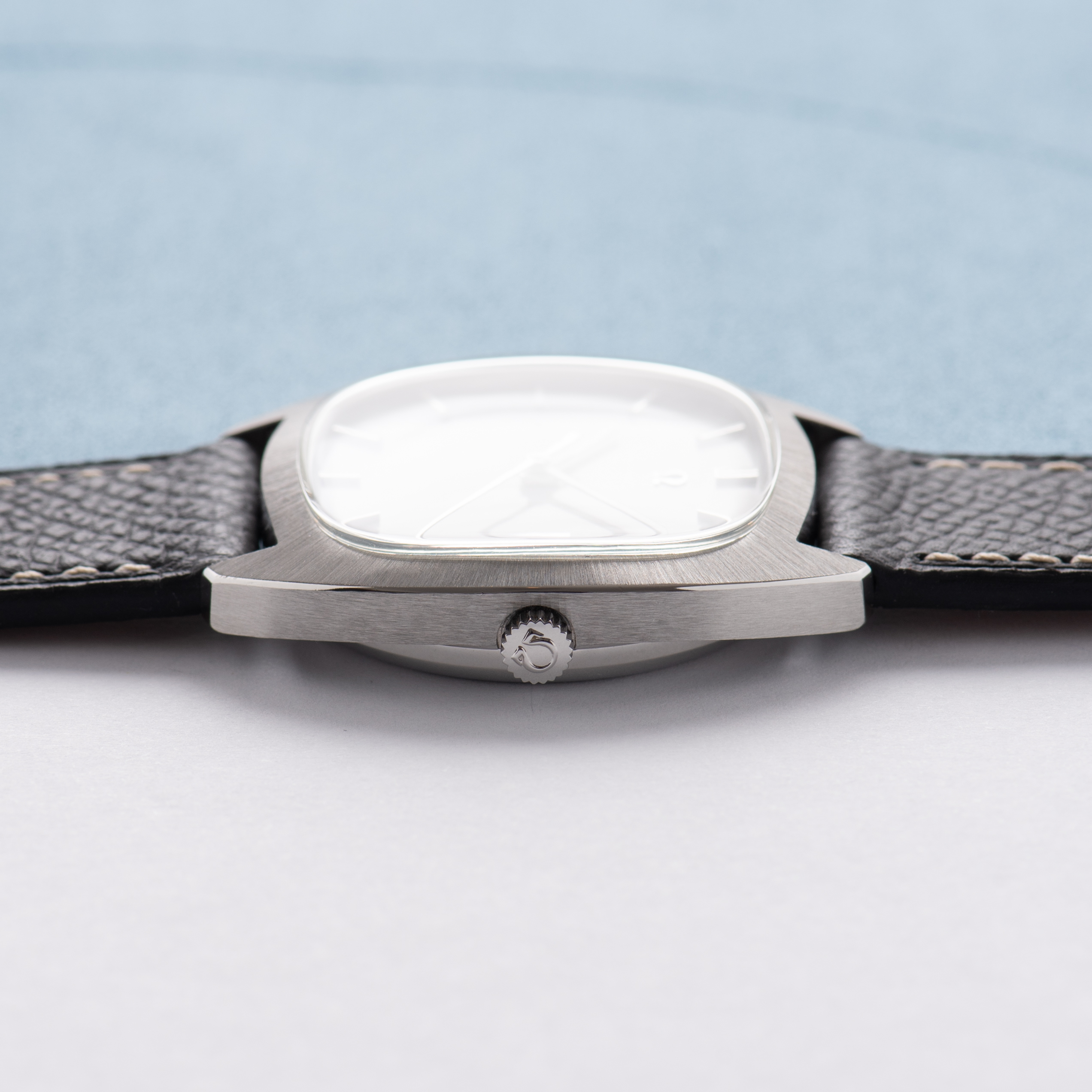 View of Omega De Ville Grey Dial Automatic Ref 162.045 from 1969