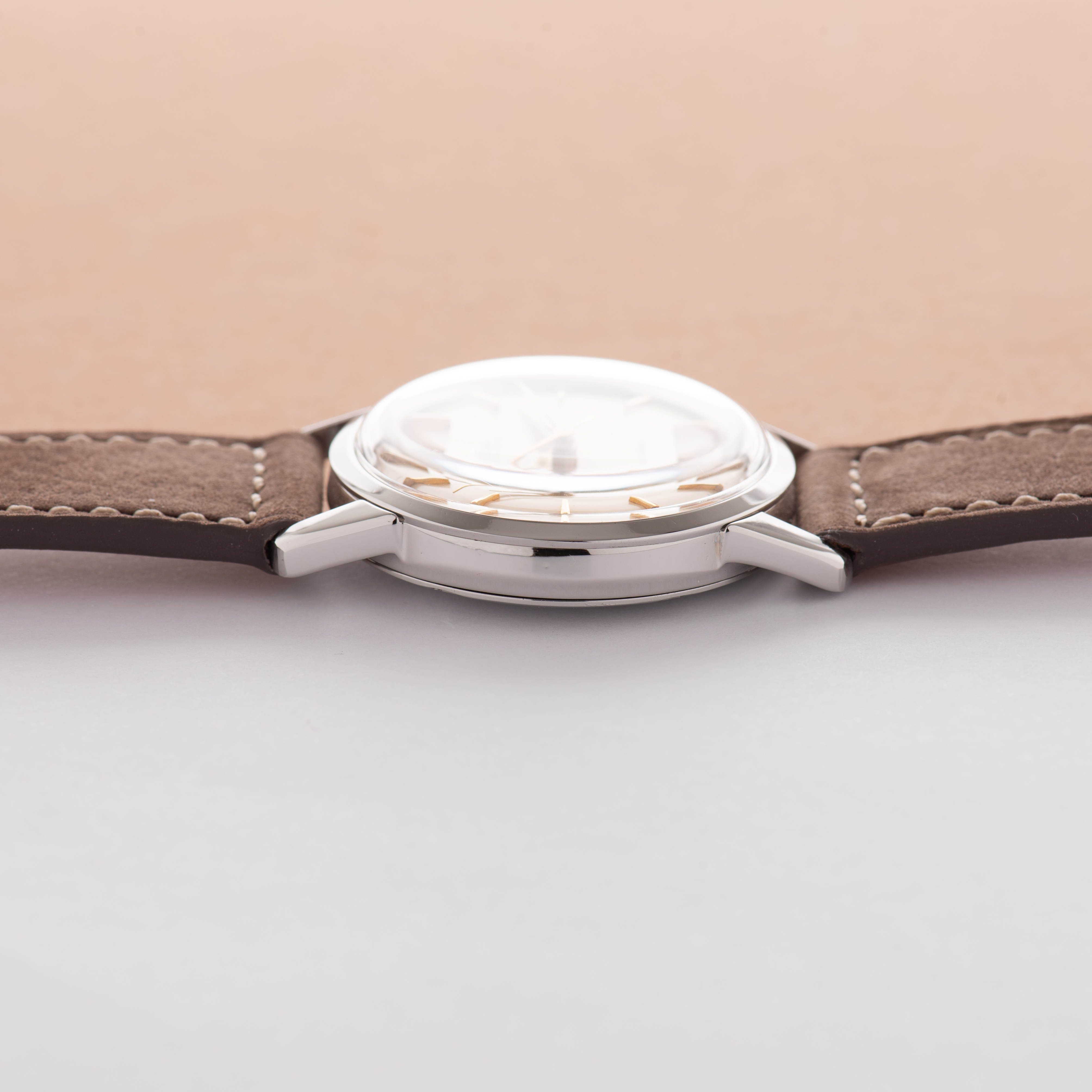 Zicht op Omega Automatic Seamaster ref 14700 1 SC cal 552 uit 1959