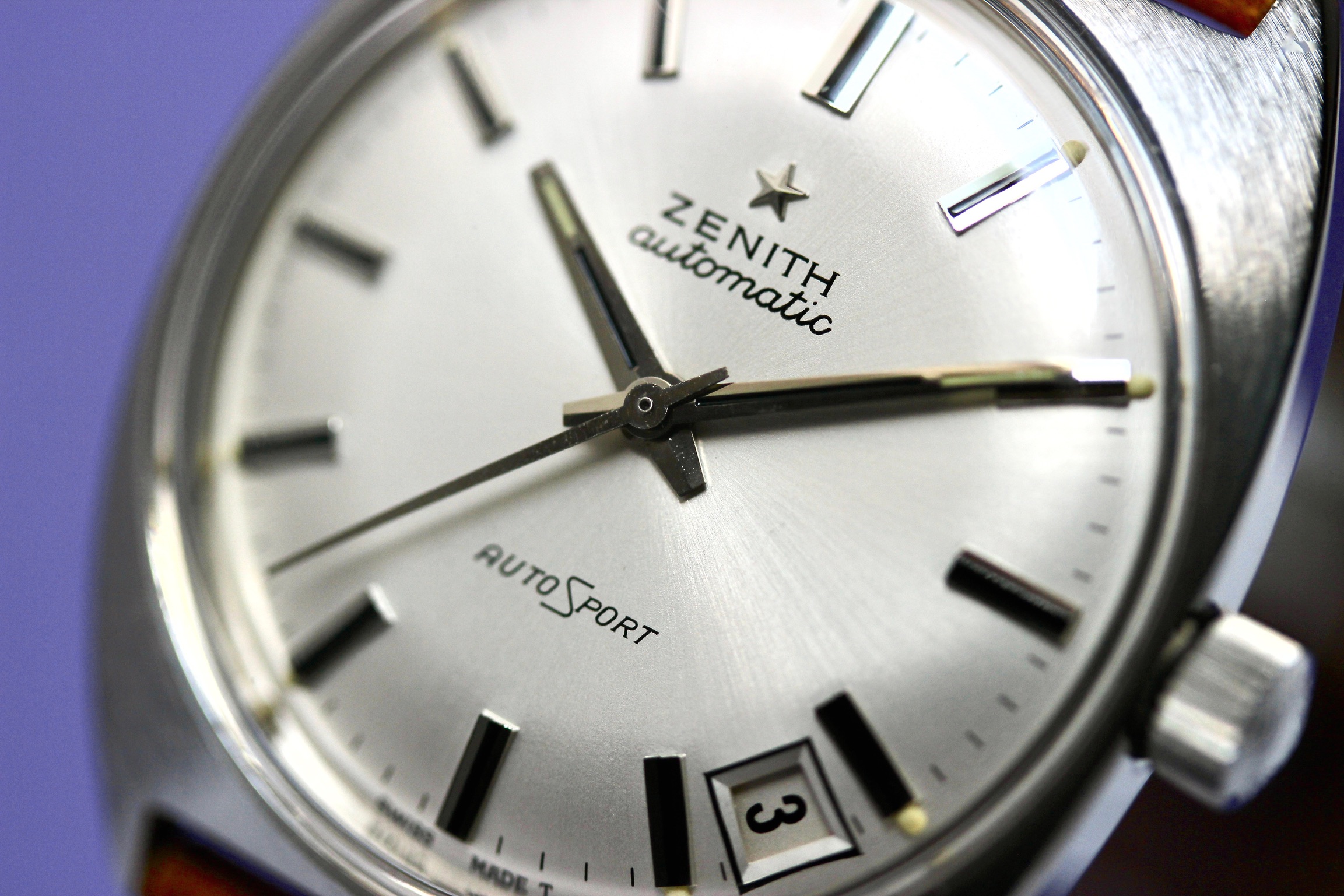 Vue de Zenith automatic autosport cal 2552 PC