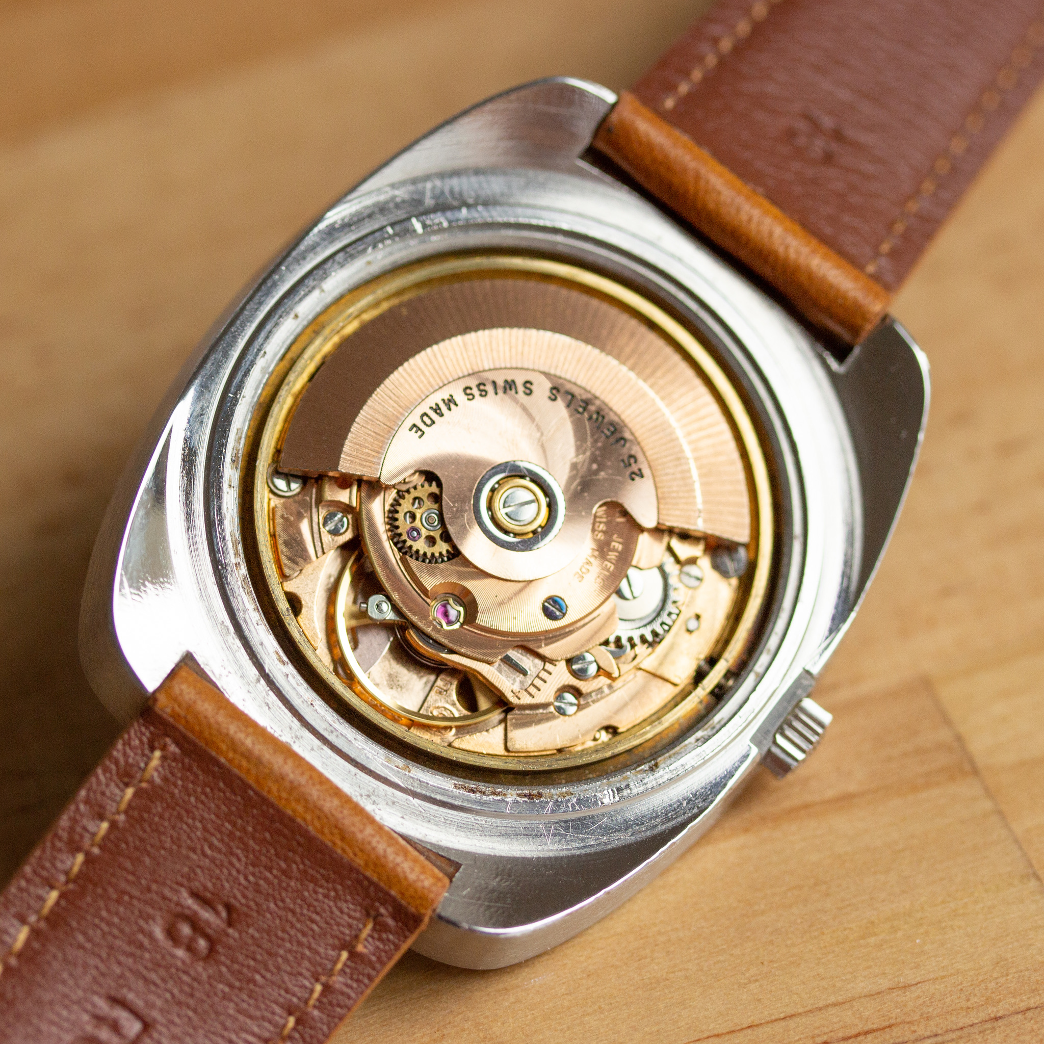 Vue de Longines Record Automatic ETA 2622