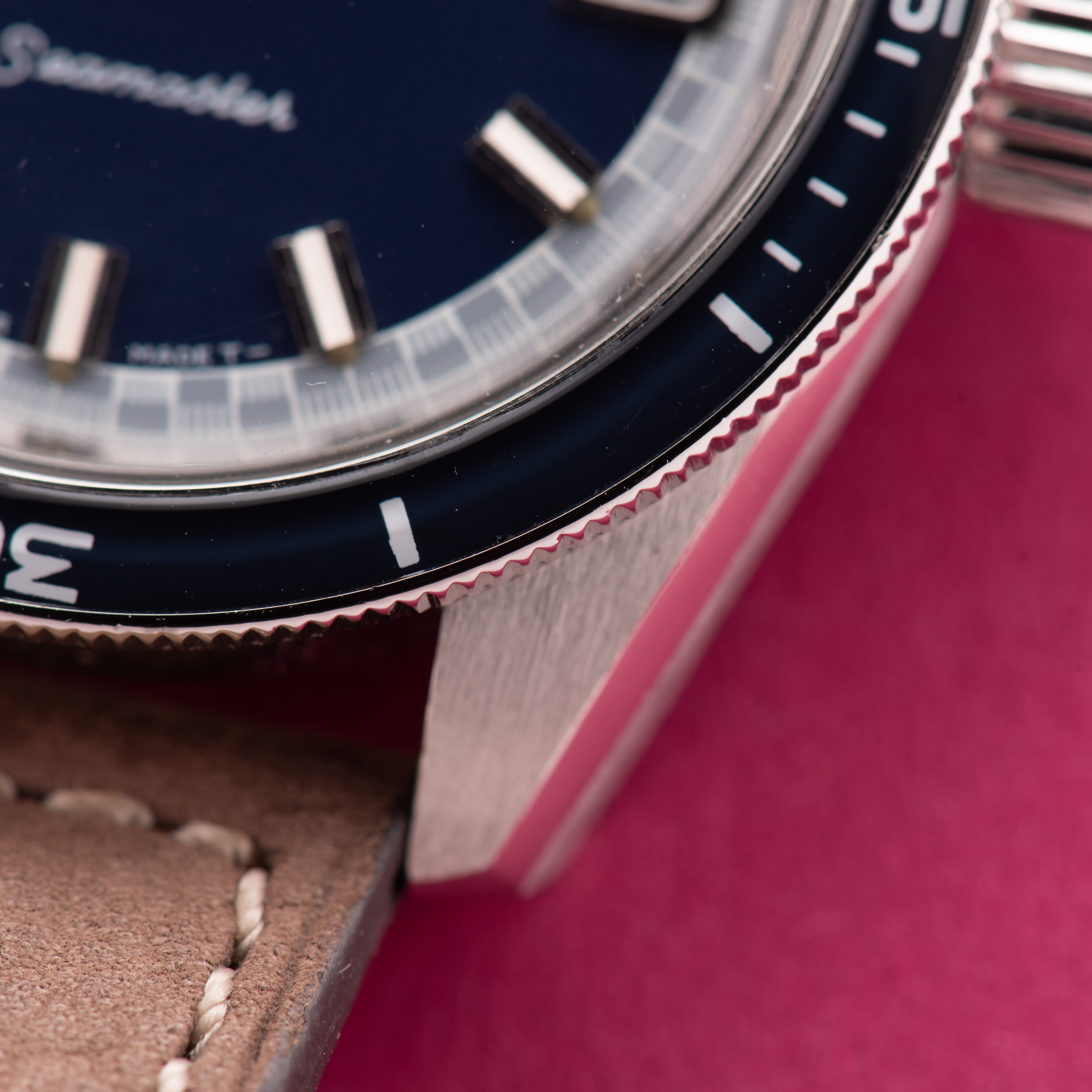 Zicht op Omega Automatic Seamaster 60 from 1969 Réf 166.062