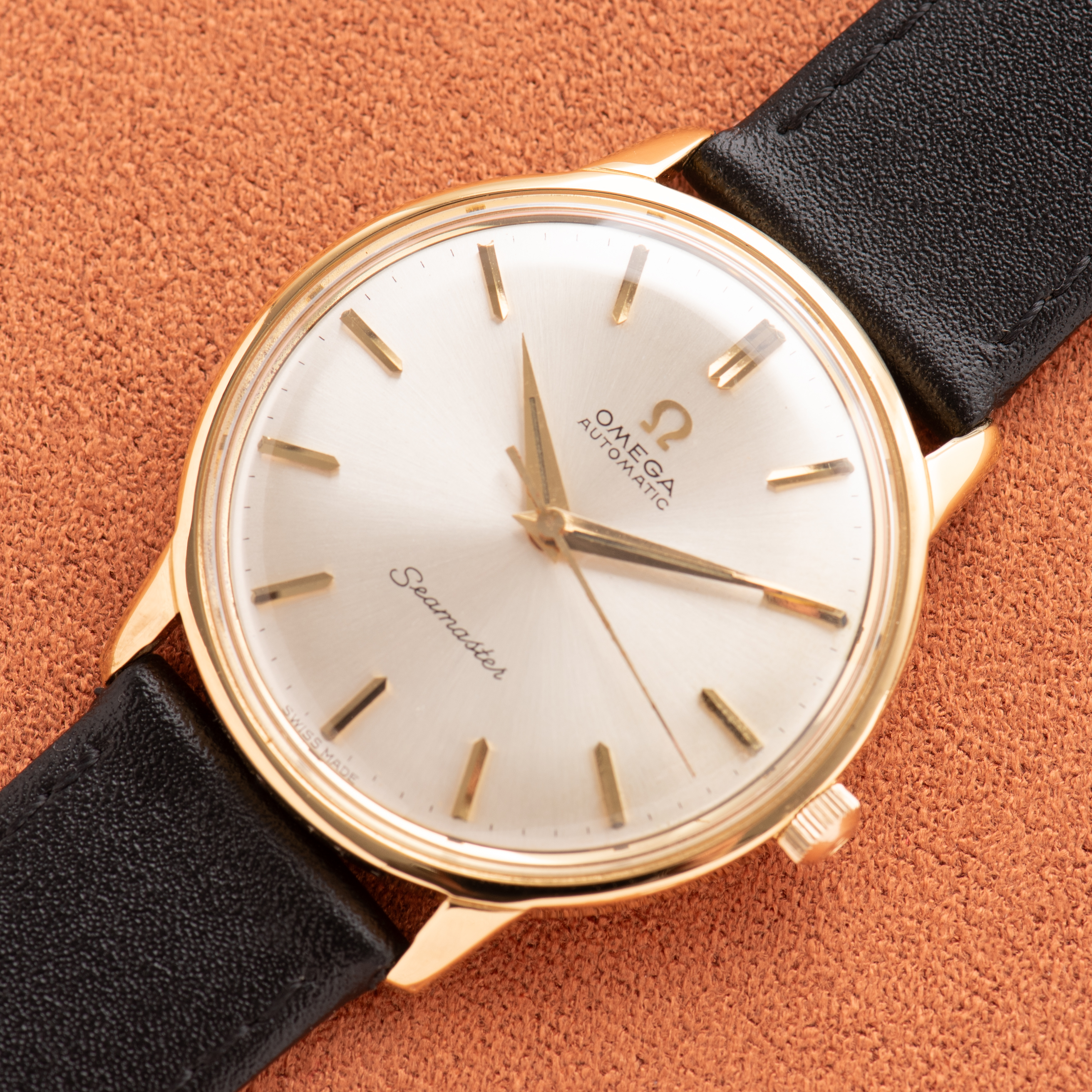 View of Omega Automatic Seamaster Gold Plated/steel Réf 165.001 from 1962