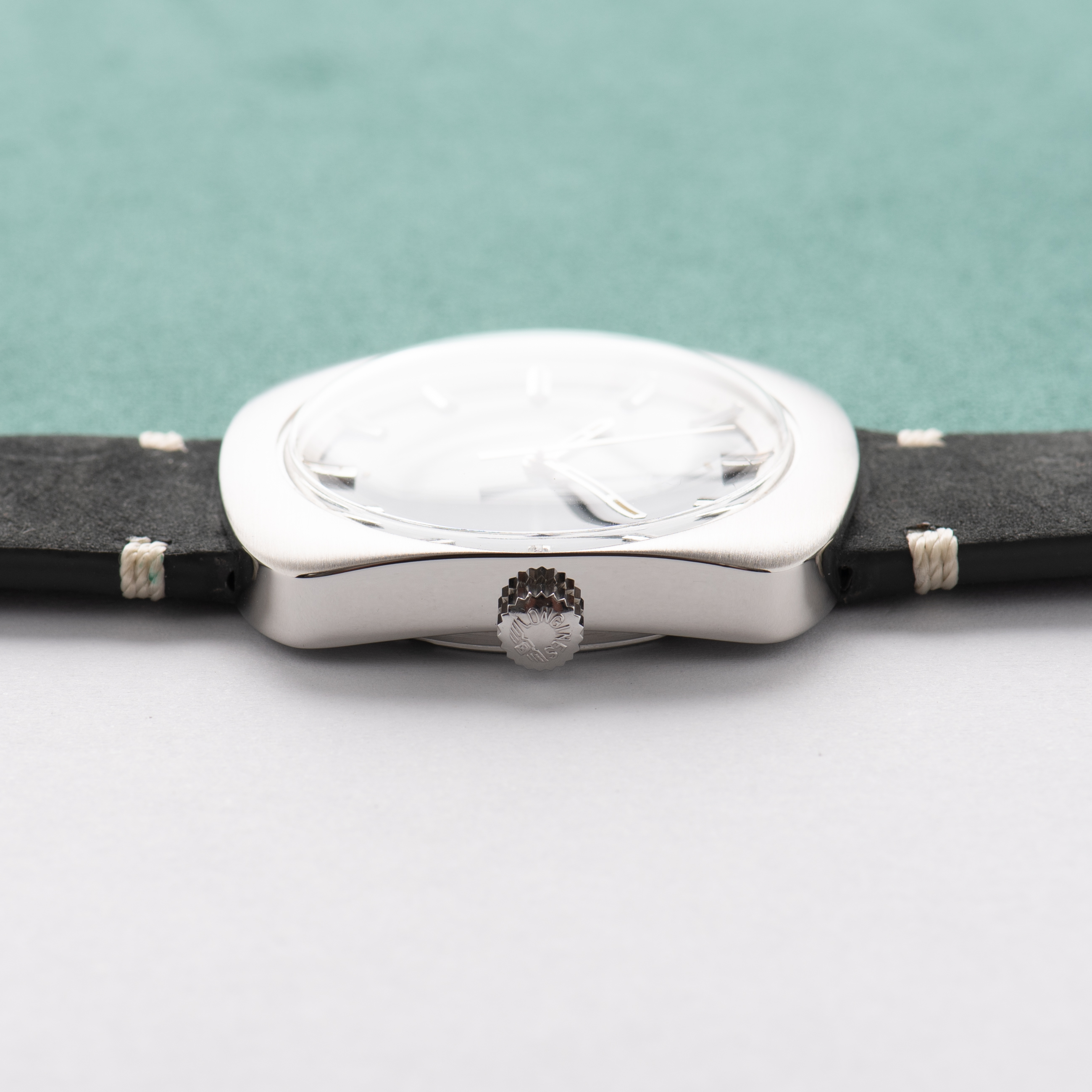 View of Longines Conquest mécanique Blue/Grey Dial  réf 1535 cal 706
