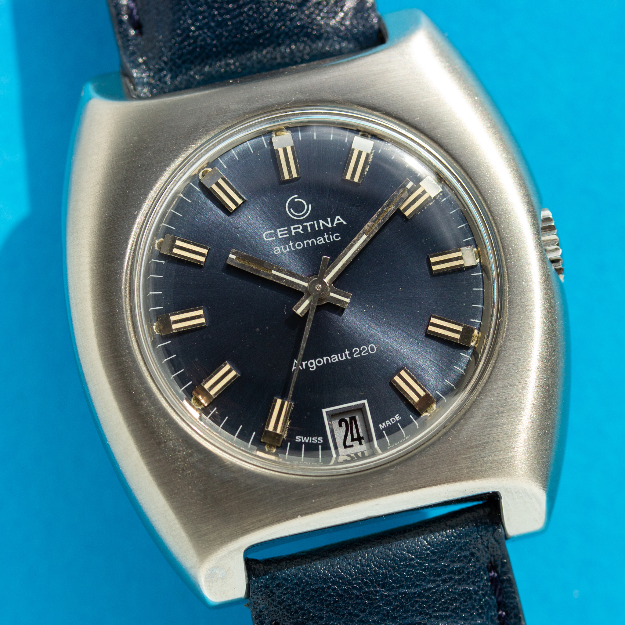 View of Certina automatic Argonaut 220 cal 25-651