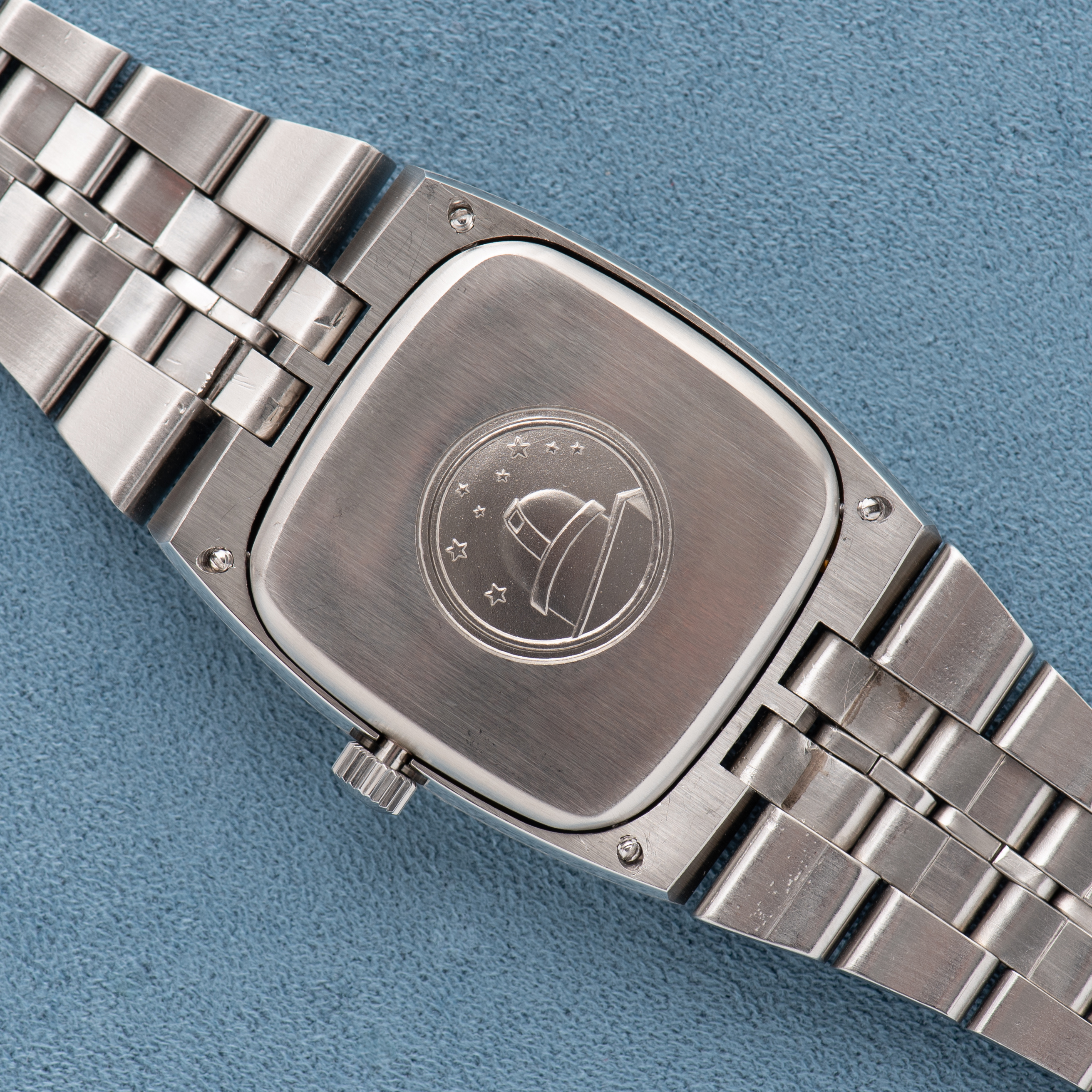 Zicht op Omega Constellation Automatic Chronometer "spider green/black dial" ref 168.0044